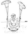 Cartoon: ohne Titel (small) by besscartoon tagged mann armut hunger brot krücken arm reich dritte welt bess besscartoon
