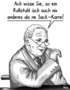 Cartoon: Sack-Karre (small) by besscartoon tagged finanzminister,schäuble,wolfgang,cdu,rollstuhl,sackkarre,behindert,behinderung,bess,besscartoon