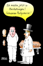 Cartoon: Schwarzer Partyservice (small) by besscartoon tagged männer,tod,sterben,beerdigung,sarg,bestattung,bestattungsunternehmen,party,partyservice,bess,besscartoon