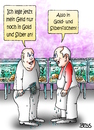 Cartoon: sichere Geldanlage (small) by besscartoon tagged geld,gold,silber,anlage,banken,finanzen,euro,silberfische,goldfische,bess,besscartoon