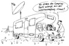 Cartoon: So gehts auch (small) by besscartoon tagged camping,wohnmobil,tv,fernsehen,satellitenschüssel,paar,bess,besscartoon