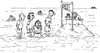 Cartoon: Zur Kasse bitte! (small) by besscartoon tagged insel,meer,schiffbruch,einsamkeit,kasse,geld,bess,besscartoon