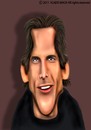 Cartoon: Ben Stiller (small) by Vlado Mach tagged ben,stiler,movie,comedian,actor