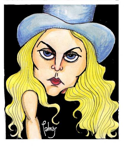 Cartoon: Madonna (medium) by Palmas tagged musica