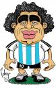 Cartoon: Maradona (small) by Palmas tagged deporte
