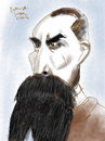 Cartoon: Captain Sir Richard Francis Buro (small) by Dunlap-Shohl tagged burton,caricature