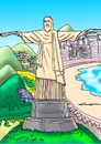 Cartoon: BRAZIL FAVELA NARCOS (small) by lucholuna tagged brazil,narcos