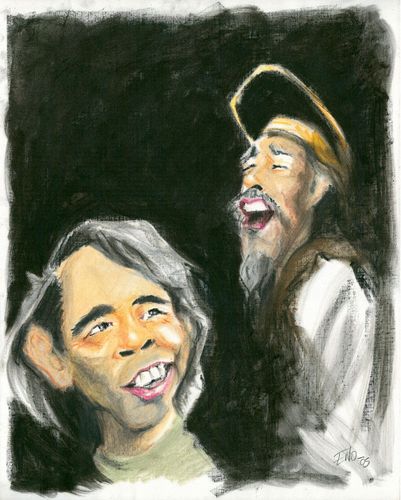 Cartoon: Brel peinture (medium) by Eno tagged brel,caricature,peinture