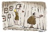 Cartoon: cave painting (small) by penwill tagged cave cavemen cavepainting prehistoric