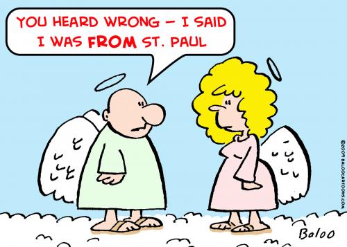 Cartoon: angel from st paul (medium) by rmay tagged angel,from,st,paul