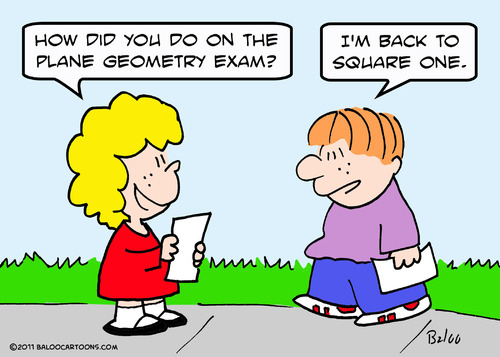 Cartoon: back square one geometry (medium) by rmay tagged back,square,one,geometry
