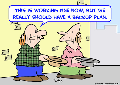 Cartoon: back up plan panhandlers (medium) by rmay tagged back,up,plan,panhandlers