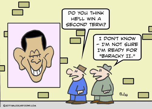 Cartoon: Baracky II  obama second term (medium) by rmay tagged baracky,ii,obama,second,term