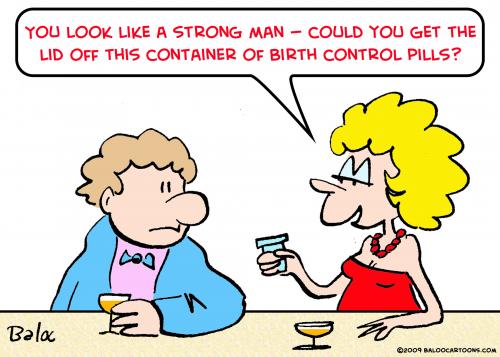 Cartoon: birth control pills (medium) by rmay tagged birth,control,pills