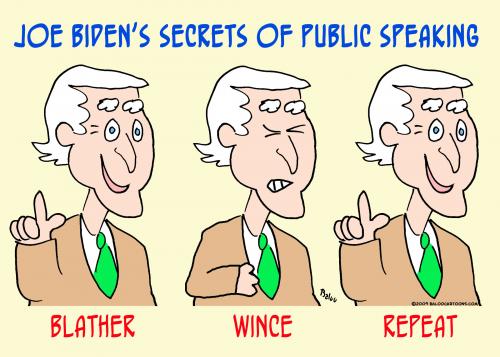 Cartoon: blather rinse repeat joe biden (medium) by rmay tagged blather,rinse,repeat,joe,biden