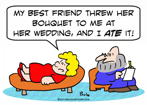 Cartoon: bouquet fat lady wedding ate psy (medium) by rmay tagged bouquet,fat,lady,wedding,ate,psy