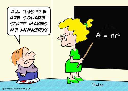 Cartoon: boy school geometry pie (medium) by rmay tagged boy,school,geometry,pie