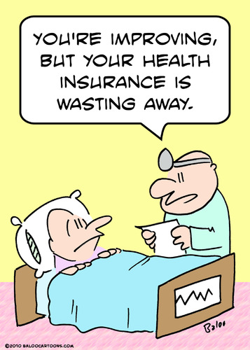 Cartoon: but health insurance wasting (medium) by rmay tagged but,health,insurance,wasting
