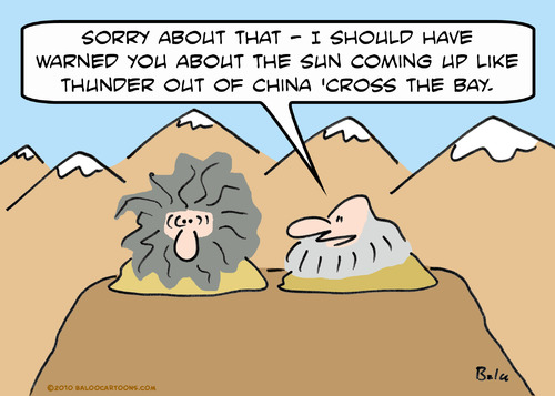 Cartoon: china cross the bay gurus (medium) by rmay tagged china,cross,the,bay,gurus