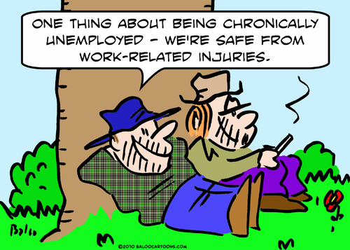 Cartoon: chronically unemployed bums (medium) by rmay tagged chronically,unemployed,bums
