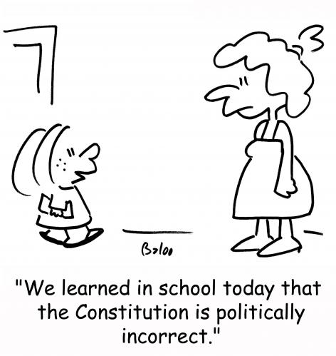 Cartoon: Constitution (medium) by rmay tagged constitution,politically,incorrect
