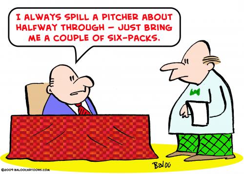 Cartoon: couple of six packs (medium) by rmay tagged couple,of,six,packs