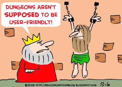 Cartoon: DUNGEONS USER FRIENDLY KING (medium) by rmay tagged dungeons,user,friendly,king