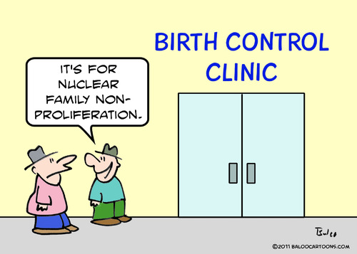 Cartoon: family nuclear nonproliferation (medium) by rmay tagged control,birth,nonproliferation,nuclear,family