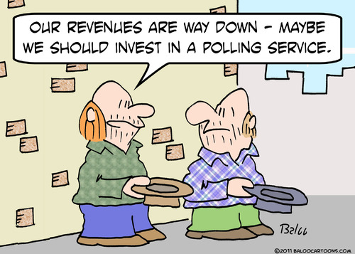 Cartoon: invest polling panhandler servic (medium) by rmay tagged invest,polling,panhandler,servic