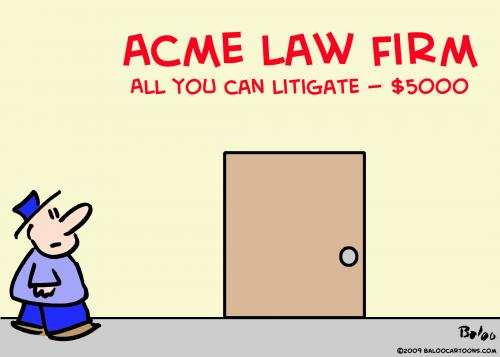 Cartoon: law firm all you can litigate (medium) by rmay tagged law,firm,all,you,can,litigate