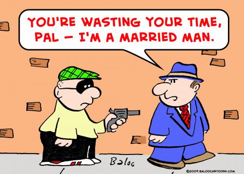 Cartoon: mugger married man (medium) by rmay tagged mugger,married,man