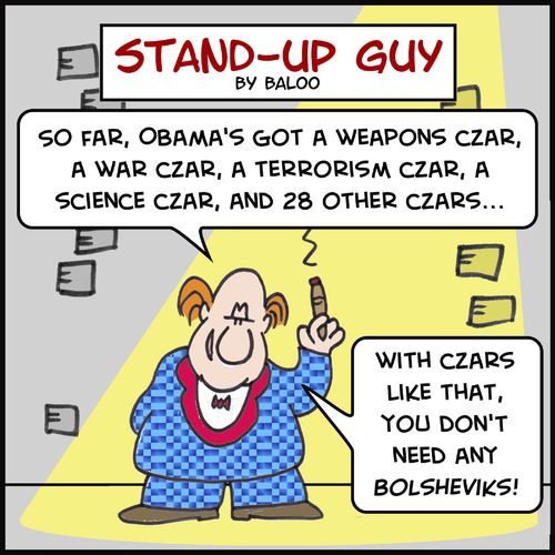Cartoon: obama czar bolsheviks (medium) by rmay tagged obama,czar,bolsheviks