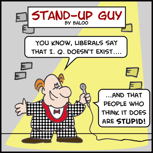 Cartoon: SUG are stupid IQ liberals 2 (medium) by rmay tagged sug,are,stupid,iq,liberals