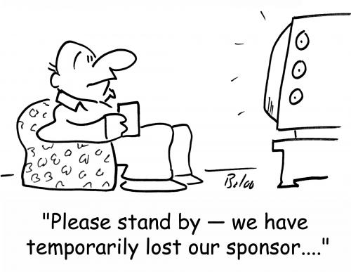 Cartoon: temporarily lost our sponsor (medium) by rmay tagged temporarily,lost,our,sponsor