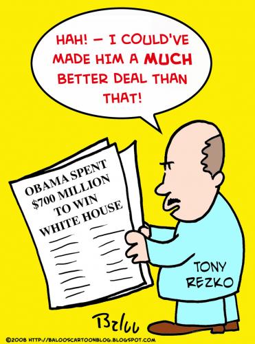Cartoon: TONY REZKO OBAMA WHITE HOUSE (medium) by rmay tagged tony,rezko,obama,white,house