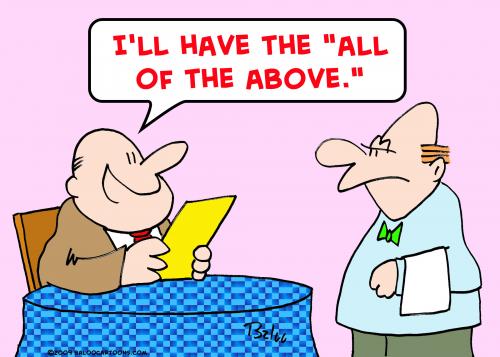 Cartoon: waiter all of the above (medium) by rmay tagged waiter,all,of,the,above