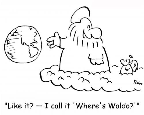Cartoon: Where is Waldo (medium) by rmay tagged where,is,waldo
