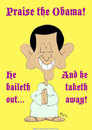 Cartoon: 1taketh away baileth out obama (small) by rmay tagged taketh,away,baileth,out,obama