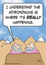 Cartoon: adirondacks gurus happening (small) by rmay tagged adirondacks,gurus,happening