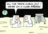 Cartoon: astronauts moon nasa pinata spac (small) by rmay tagged astronauts,moon,nasa,pinata,space