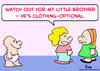 Cartoon: baby clothing optional (small) by rmay tagged baby,clothing,optional