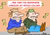 Cartoon: BUMS ADVICE COLUMN NEWSPAPER (small) by rmay tagged bums,advice,column,newspaper