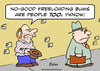 Cartoon: bums are people too panhandler (small) by rmay tagged bums are people too panhandler