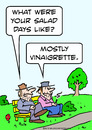 Cartoon: bums salad days vinaigrette (small) by rmay tagged bums,salad,days,vinaigrette