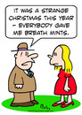 Cartoon: christmas breath mints (small) by rmay tagged christmas,breath,mints