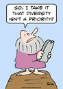Cartoon: commandments diversity moses (small) by rmay tagged commandments,diversity,moses