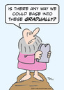 Cartoon: commandments ease gradually mose (small) by rmay tagged commandments,ease,gradually,moses