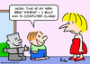 Cartoon: computer class new best friend (small) by rmay tagged computer,class,new,best,friend