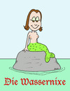 Cartoon: die Wassernixe mermaid (small) by rmay tagged die,wassernixe,mermaid