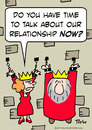 Cartoon: dungeon king queen talk relation (small) by rmay tagged dungeon king queen talk relationship